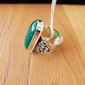 Sterling Silver Ring Sz 8